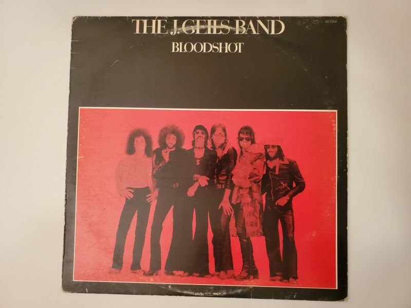 The J. Geils Band Bloodshot vinyl record